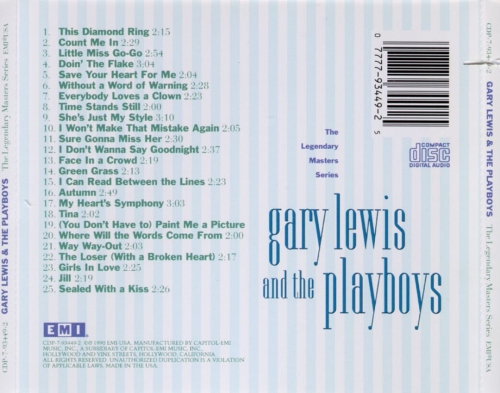 Gary Lewis & The Playboys - The Legendary Masters Series (1990)