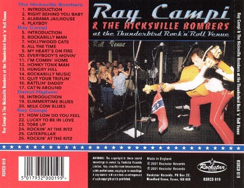 Ray Campi & The Hicksville Bombers - At The Thunderbird Rock 'n' Roll Venue (2002)