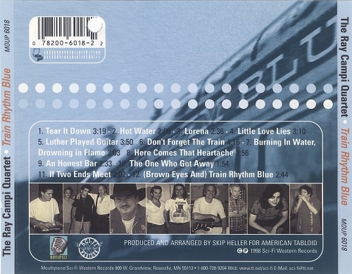 The Ray Campi Quartet - Train Rhythm Blue (1998)