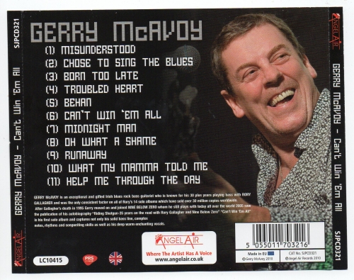 Gerry McAvoy - Can't Win 'Em All (2010)