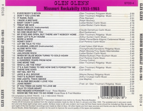 Glen Glenn - Missouri Rockabilly 1955-1965 (1993)