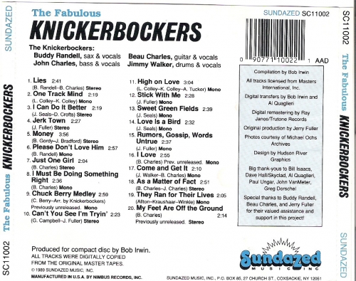 The Knickerbocker - The Fabulous Knickerbocker (1989)