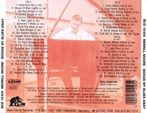 Merrill Moore - Boogie My Blues Away (1990)