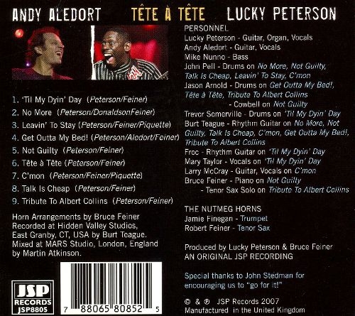 Andy Aledort & Lucky Peterson - Tete a Tete (2007)