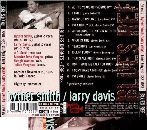 Byther Smith & Larry Davis - Blues Knights: Chicago blues festival 1985 (2005)