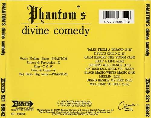 Phantom - Phantom's Divine Comedy: Part 1 (Reissue) (1974/1993)