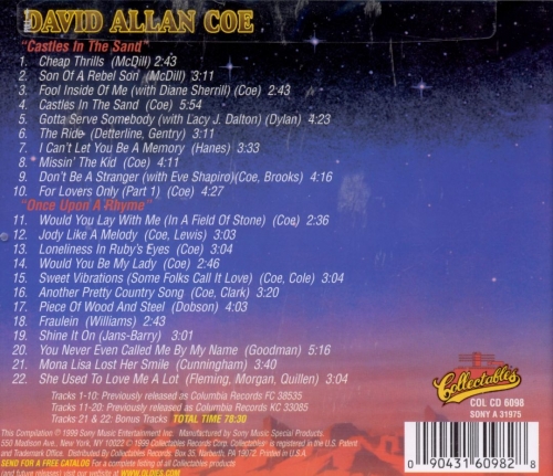 David Allan Coe - Castles In The Sand / Once Upon A Rhyme (1999)