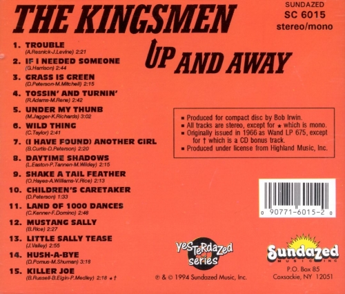 The Kingsmen - Up and Away (Reissue) (1966/1994)