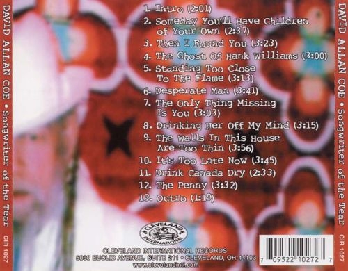 David Allan Coe - Songwriter Of The Tear (2001)