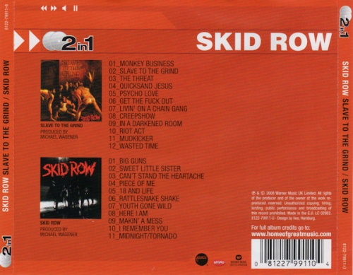 Skid Row - Slave To The Grind / Skid Row (Reissue) (2008)