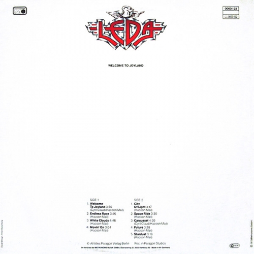 Leda - Welcome To Joyland (1978) Vinyl