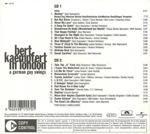 Bert Kaempfert - Bert Kaempfert In London (Reissue) (1974/2003)