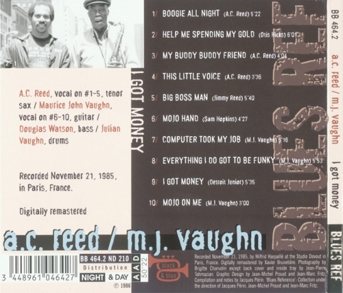 A. C. Reed & Maurice John Vaughn - I Got Money (1986/2010)