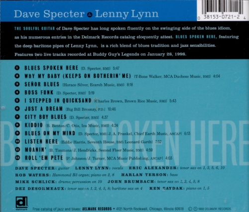 Dave Specter and Lenny Lynn - Blues Spoken Here (1998)