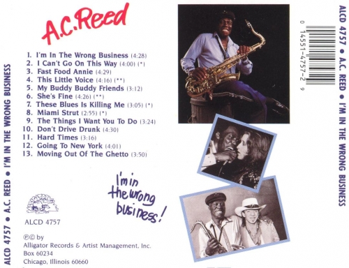 A.C. Reed - I'm In The Wrong Business (1987) Lossless