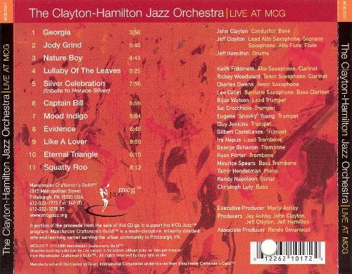 The Clayton-Hamilton Jazz Orchestra - Live at MCG (2005)