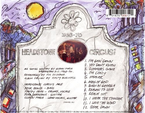 Headstone Circus - Headstone Circus (Remastered) (1968-70/2007)