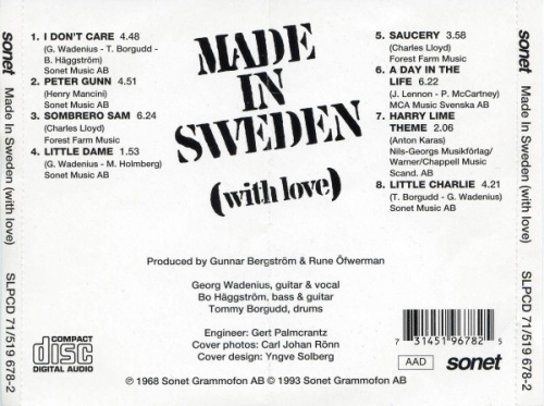 Made In Sweden - Made In Sweden (With Love) (Reissue) (1968/1993)