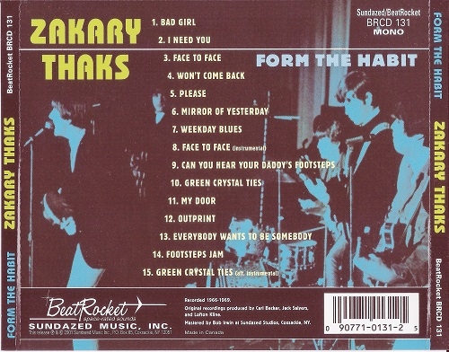 Zakary Thaks - Form the Habit (1966-69/2001)