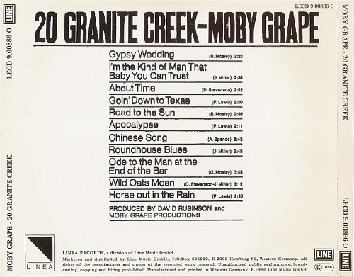 Moby Grape - 20 Granite Creek (Reissue) (1971/1990)
