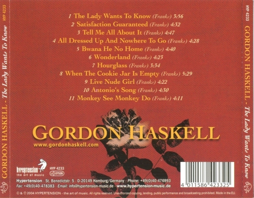 Gordon Haskell - The Lady Wants To Know (2004)