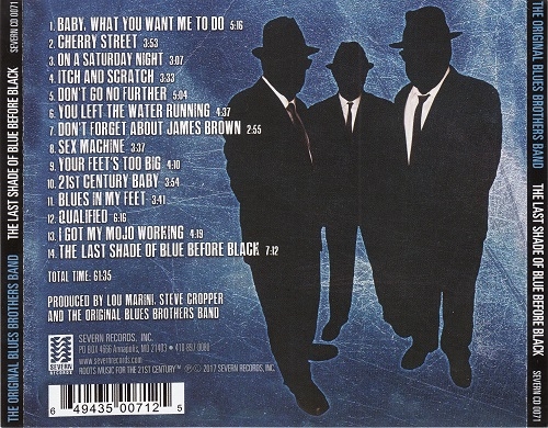 The Original Blues Brothers Band - The Last Shade of Blue Before Black (2017) CDRip