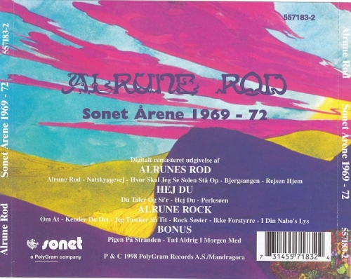 Alrune Rod - Sonet Arene 1969 - 72 (Remastered) (2002)