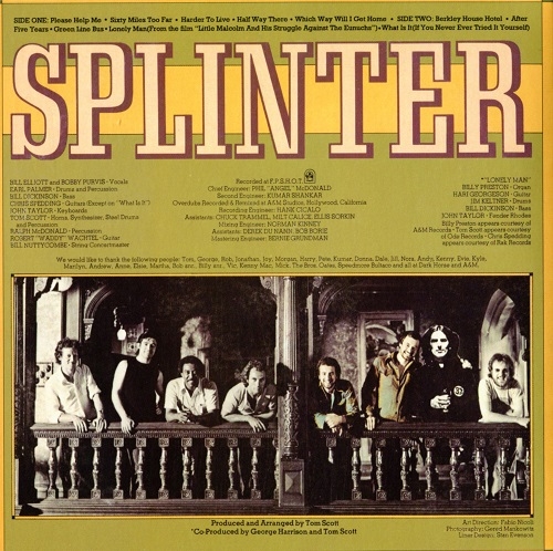 Splinter - Harder to Live (Korean Remastered) (1975/2015)