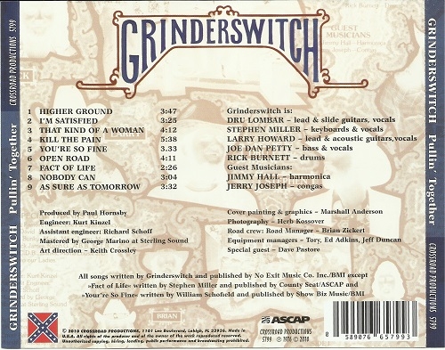 Grinderswitch - Pullin' Together (Reissue) (1976/2010)