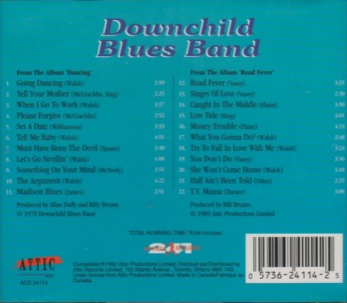 Downchild Blues Band - Dancing / Road Fever (1974-80/1995)