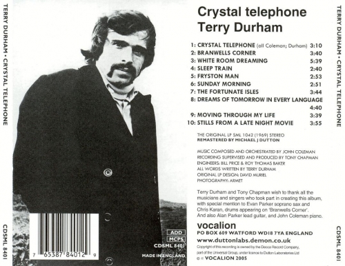 Terry Durham - Crystal Telephone (Reissue) (1969/2005)