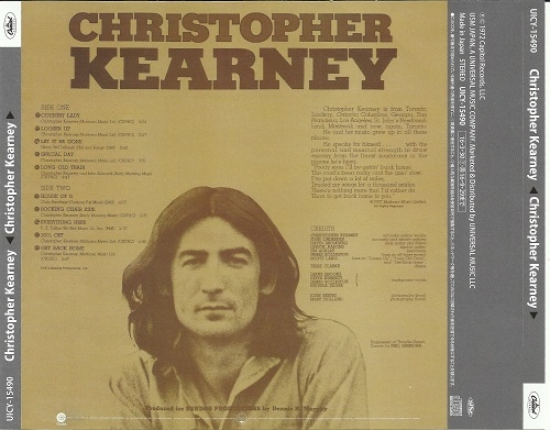 Christopher Kearney - Christopher Kearney (Japan Remastered) (1972/2016)