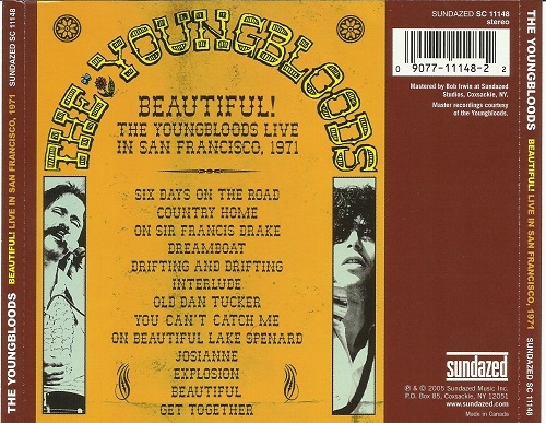 The Youngbloods - Beautiful! Live In San Francisco (Reissue) (1971/2005)