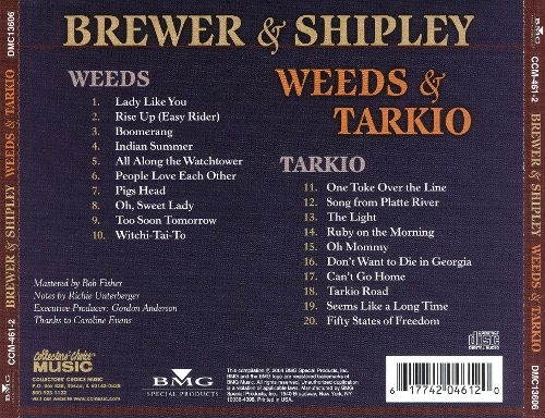 Brewer & Shipley - Weeds & Tarkio (1969-1970/2004)