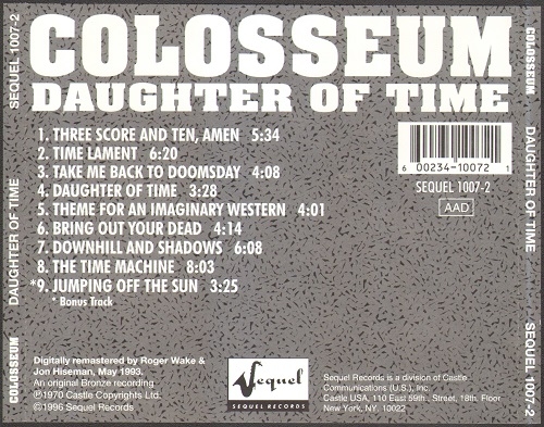 Colosseum - Daughter of Time (Reissue, Remastered) (1970/1996)