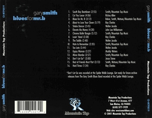 Gary Smith - Blues For Mr. B (2001)