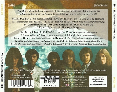 SRC - SRC / Milestones / Traveler's Tale (Remastered) (1968-70/2012)
