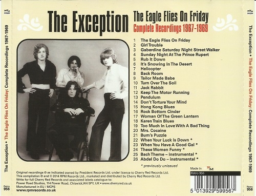 The Exception - The Eagle Flies On Friday: Complete Recordings 1967-1969  (Remastered) (2014)