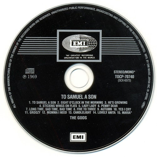 The Gods - To Samuel A Son (Japan Remastered) (1969/2009)