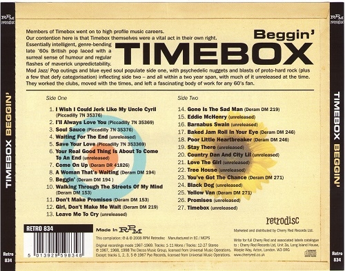 Timebox - Beggin' (1966-66/2008)