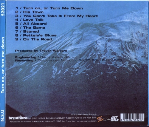 N.S.U. - Turn On Or Turn Me Down (Reissue) (1969/2006)