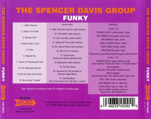 Spencer Davis Group - Funky (Reissue) (1968/2001)