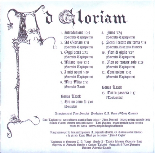 Le Orme - Ad Gloriam (Reissue, Remastered) (1969/2000)