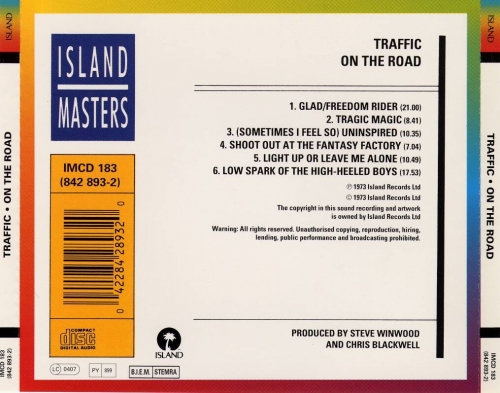 Traffic - On The Road (Remastered) (1973/1994)