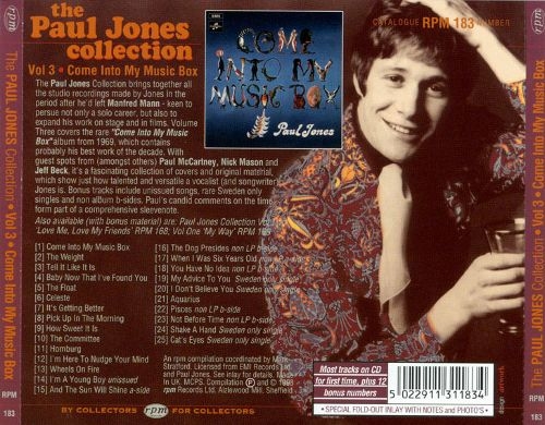 Paul Jones - The Paul Jones Collection - Vol. 3 - Come Into My Music Box (Reissue) (1969/1998)