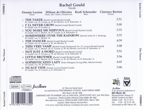 Rachel Gould - The Dancer (Reissue) (1982/1999)