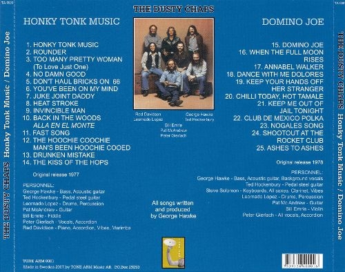 The Dusty Chaps - Honky Tonk Music / Domino Joe (Reissue, Remastered) (1977-78/2007)