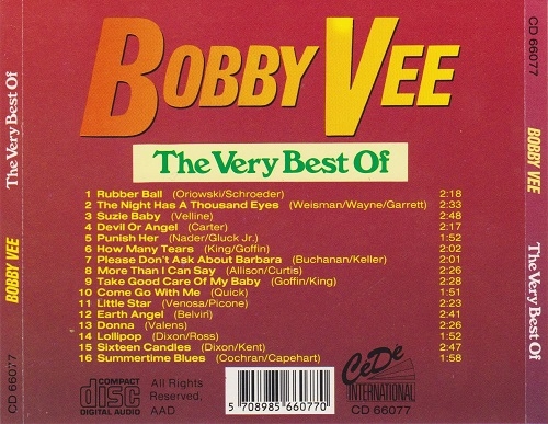 Bobby Vee - The Very Best Of... (1988)