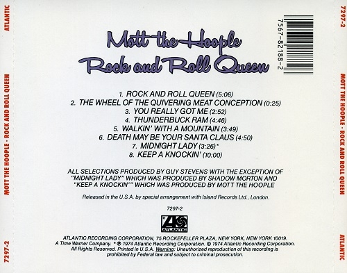Mott The Hoople - Rock And Roll Queen (Reissue) (1972/1991)