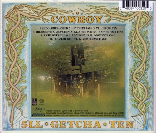 Cowboy - 5’ll Getcha Ten (Reissue) (1971/2014)